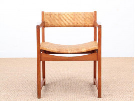 Danish mid-century modern arm chair model 350 by Peter & Orla Hvidt & Mølgaard-Nielsen for Søborg Møbelfabrik