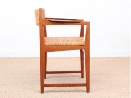 Danish mid-century modern arm chair model 350 by Peter & Orla Hvidt & Mølgaard-Nielsen for Søborg Møbelfabrik