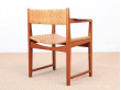 Danish mid-century modern arm chair model 350 by Peter & Orla Hvidt & Mølgaard-Nielsen for Søborg Møbelfabrik