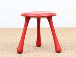 Mid-Century  modern scandinavian tripode stool by Ingvar Kamprad