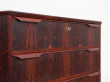 Danish Modern chest of drawers in Rio rosewood