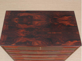 Danish Modern chest of drawers in Rio rosewood