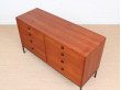 Mid-Century  modern double chest of drawers by Borge Mogensen 