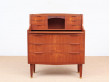 Mid-Century modern secretary in teak