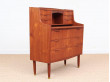 Mid-Century modern secretary in teak