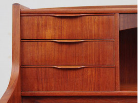 Mid-Century modern secretary in teak