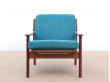 Danish mid-century modern easy chair model GE 88 by Aage Pedersen