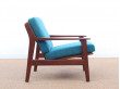 Danish mid-century modern easy chair model GE 88 by Aage Pedersen