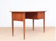 Mid-Century modern small standing desk in teak