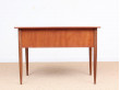 Mid-Century modern small standing desk in teak