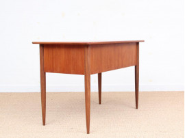 Mid-Century modern small standing desk in teak