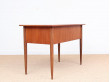 Mid-Century modern small standing desk in teak