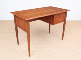 Mid-Century modern small standing desk in teak