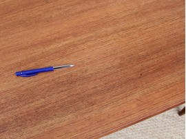 Mid-Century modern small standing desk in teak