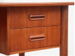 Mid-Century modern small standing desk in teak