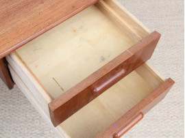 Mid-Century modern small standing desk in teak