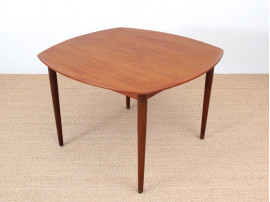 Mid-Century modern dining table in teak by H. W. Klein, 4/10 seats