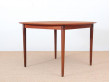 Mid-Century modern dining table in teak by H. W. Klein, 4/10 seats