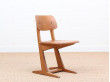 Mid century modern german school chair by Casala