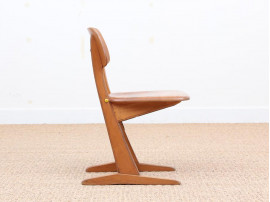 Mid century modern german school chair by Casala