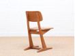 Mid century modern german school chair by Casala