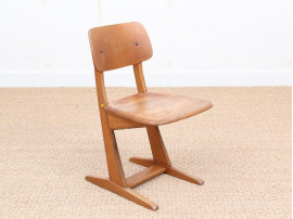 Mid century modern german school chair by Casala