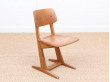 Mid century modern german school chair by Casala