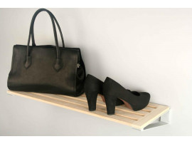 Wall mounted hat & shoe rack model Knax by Harrit and Sørensen