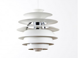 Mid-Century  modern scandinavian pendant lamp PH Snowball by Poul Henningsen for Louis Poulsen