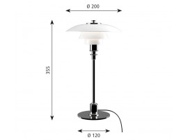 Lampe de Table scandinave PH 2/1 . Edition neuve