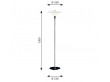 Mid-Century  modern scandinavian floor lamp PH 31⁄2-21⁄2 by Poul Henningsen for Louis Poulsen