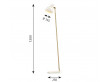 Mid-Century  modern scandinavian floor lamp VL38 by Vilhelm Lauritzen for Louis Poulsen