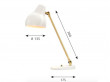 Lampe de table scandinave VL38. Edition neuve