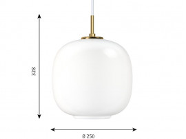 Suspension scandinave Radiohus VL45 Ø 25 cm. Edition neuve