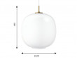 Suspension scandinave Radiohus VL45 Ø 37 cm. Edition neuve