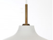 Danish mid-century modern pendant light in opal model Wohlert 40 cm