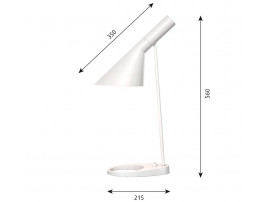 Lampe de Table scandinave modèle AJ blanc 