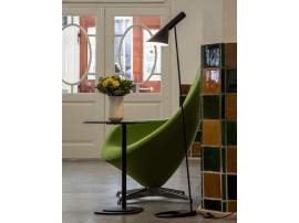 Mid-Century  modern scandinavian floor lamp AJ black by Arne Jacobsen for Louis Poulsen.