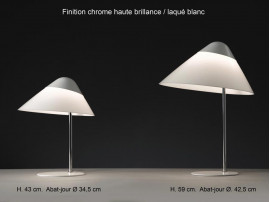 Lampe de table ou de bureau scandinave Opala. 2 tailles. Edition neuve. 