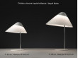 Lampe de table ou de bureau scandinave Opala. 2 tailles. Edition neuve. 