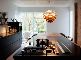 Mid-Century  modern scandinavian pendant lamp PH Artichoke copper by Poul Henningsen for Louis Poulsen