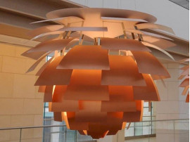 Mid-Century  modern scandinavian pendant lamp PH Artichoke copper by Poul Henningsen for Louis Poulsen