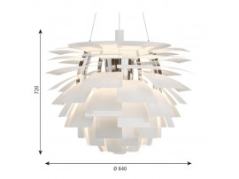 Suspension scandinave PH Artichoke blanche. Edition neuve