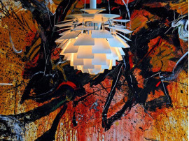 Mid-Century  modern scandinavian pendant lamp PH Artichoke copper by Poul Henningsen for Louis Poulsen