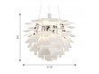 Suspension scandinave PH Artichoke blanche. Edition neuve