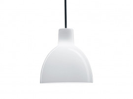 Mid-Century  modern scandinavian pendant lamp Toldbod in glass for Louis Poulsen (2 sizes)