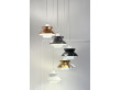 Suspension scandinave  en Doo-Wop ou « Navy Pendant » blanche. Edition neuve