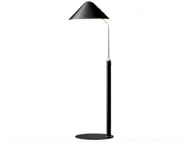 Mid-Century  modern scandinavian floor lamp VIP black by Jørgen Gammelgaard 