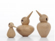 Bird large in oak or smoked oak by Kristian Vedel for Architectmade. New realese.