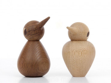 Bird large in oak or smoked oak by Kristian Vedel for Architectmade. New realese.